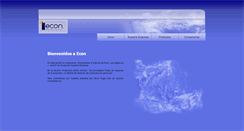 Desktop Screenshot of econ.cl